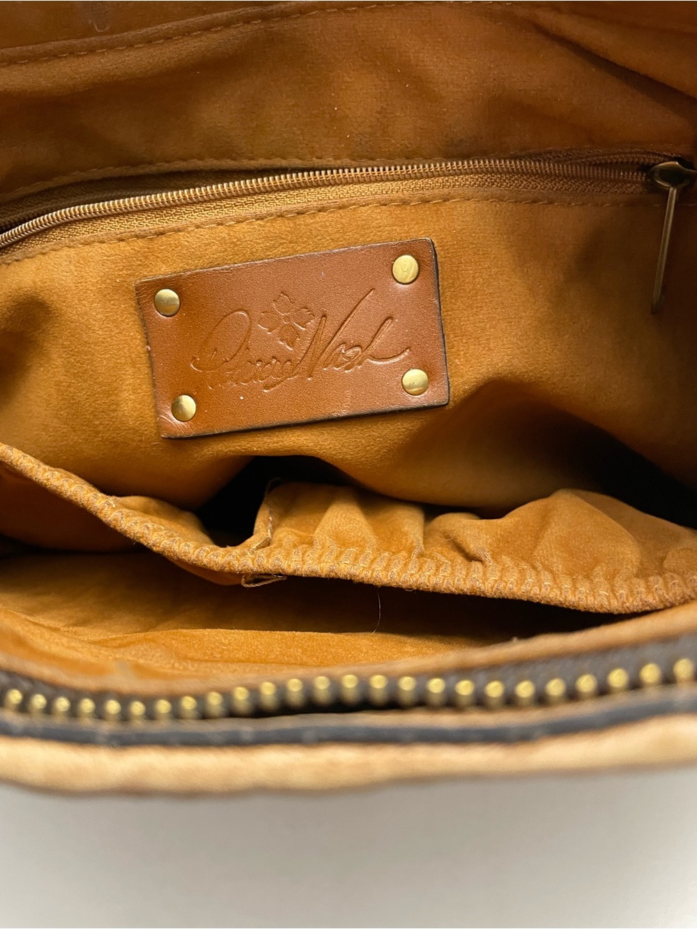Patricia Nash Woven Leather Hobo Bag in Tan - Picture 12 of 12